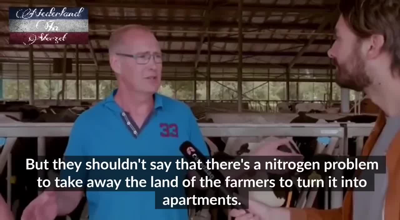 Dutch Farmer Wakes Up to Reality After Being Pushed to the Edge By the Government