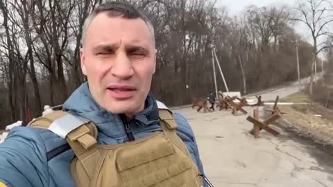 Kyiv Mayor Vitali Klitschko demonstrated how Kiev has strengthened itself to defend itself