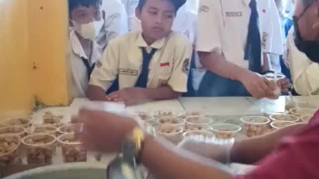 Snacks in Indonesian School Canteen