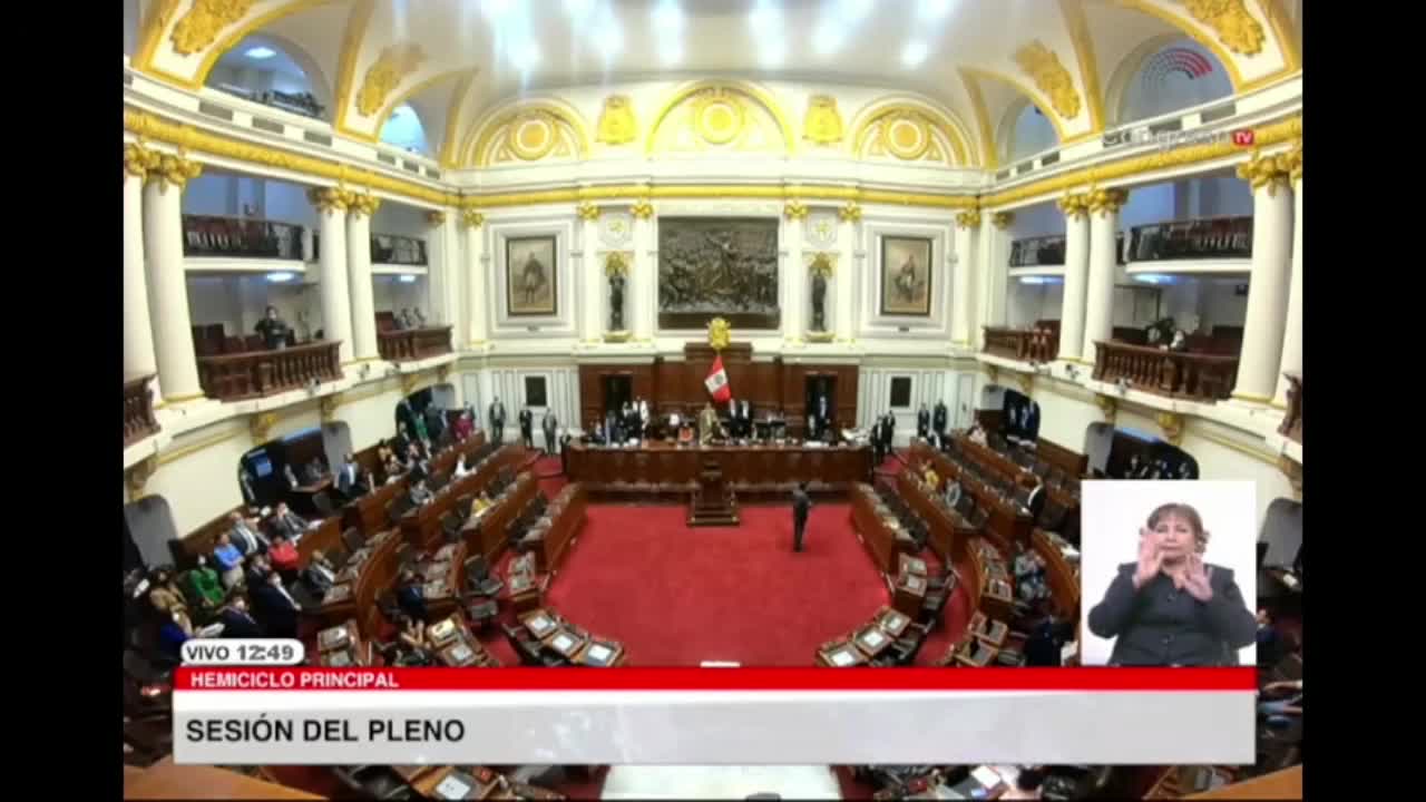 Congreso aprueba debatir la moción de destitución del presidente peruano