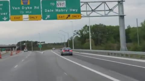 Ferrari gets pulled over by unmarked police car at a 100mph!