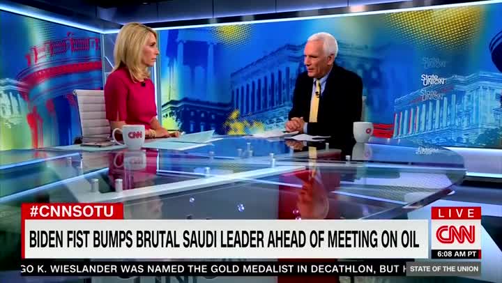 CNN's Dana Bash Presses Advisor On Biden Fist Bumping 'A Murderer'