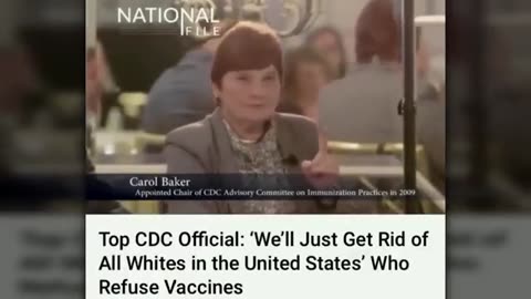 Top CDC official talks elimination of whites and replacing them with immigrants.