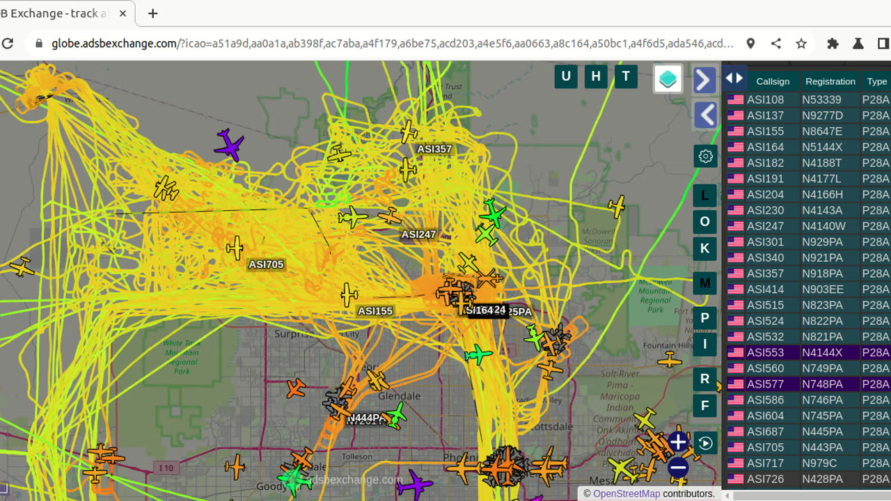 Transpac N443PA still gang banging the North Phoenix Area - Feb 1st 2024 -