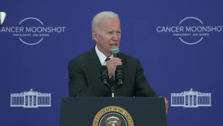 "End of Quote" - Biden Reads Directly From the Teleprompter AGAIN