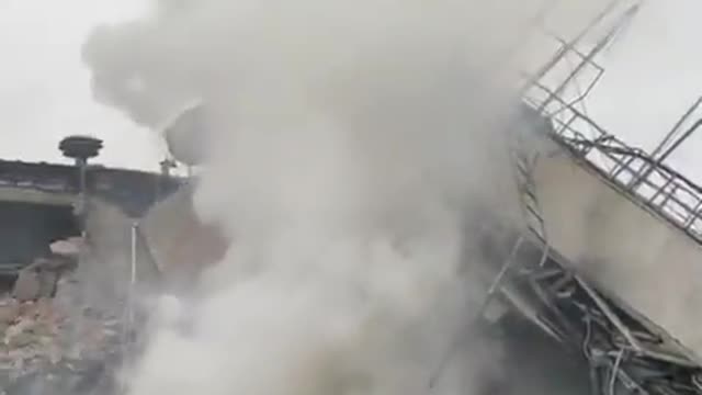 Consequences of the Russian missile attack on the airport in Vinnytsia.