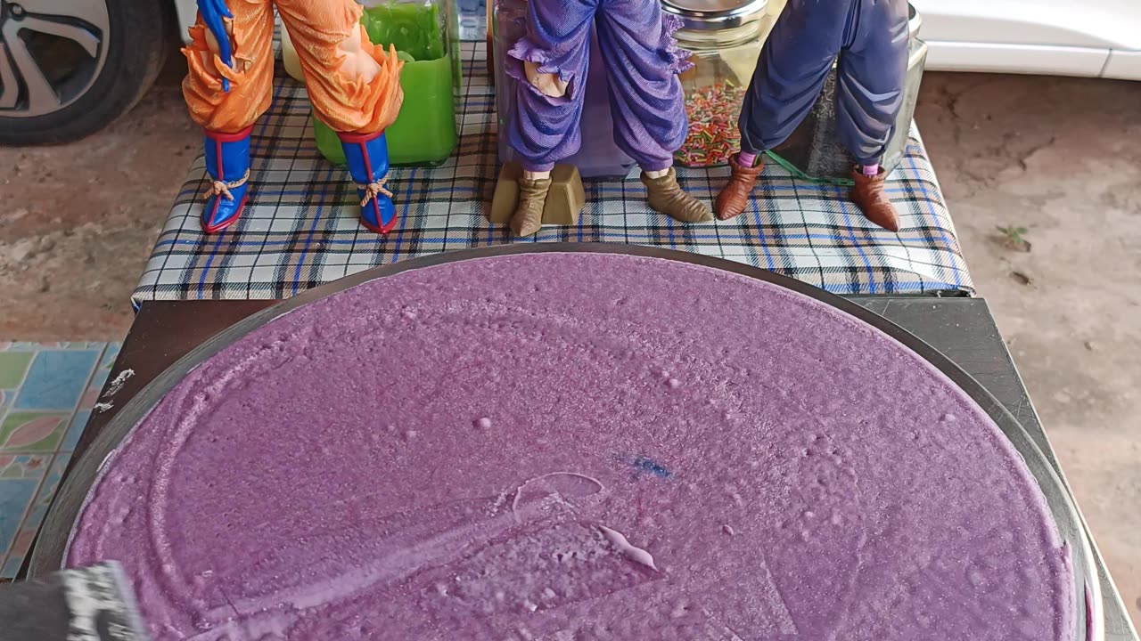 💜 | Purple Perfection Unleashed: Discover the Allure of my World-Class Thai Crêpe Alchemy!