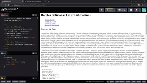 Hipervinculos, imagenes listas