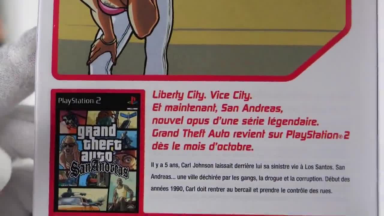 🔡 PS2 "GTA San Andreas" Console Unboxing + Definitive Edition Gameplay