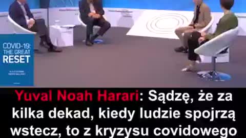 Globaliści jak Harari i Schwab chcą całkowitej inwigilacji i kontroli człowieka