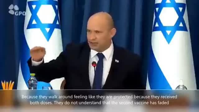 Naftali Bennett,rimer ministro israelí - vacunas