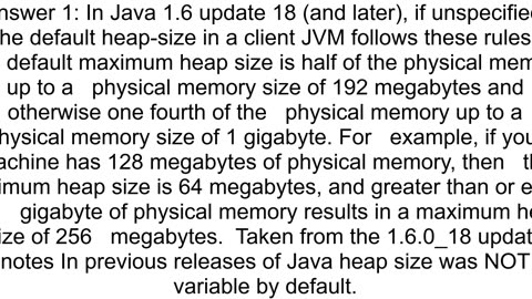 Does Java heap memory change based on RAM