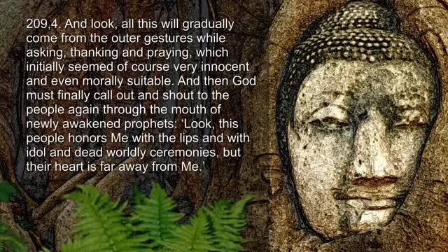 Dangers of Lip-Prayer & Hard-Heartedness ❤️ The Great Gospel of John revealed thru Jakob Lorber