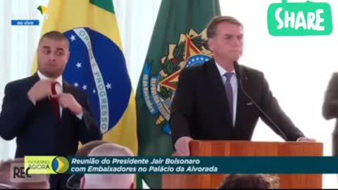 Reunião do Presidente Bolsonaro com Embaixadores