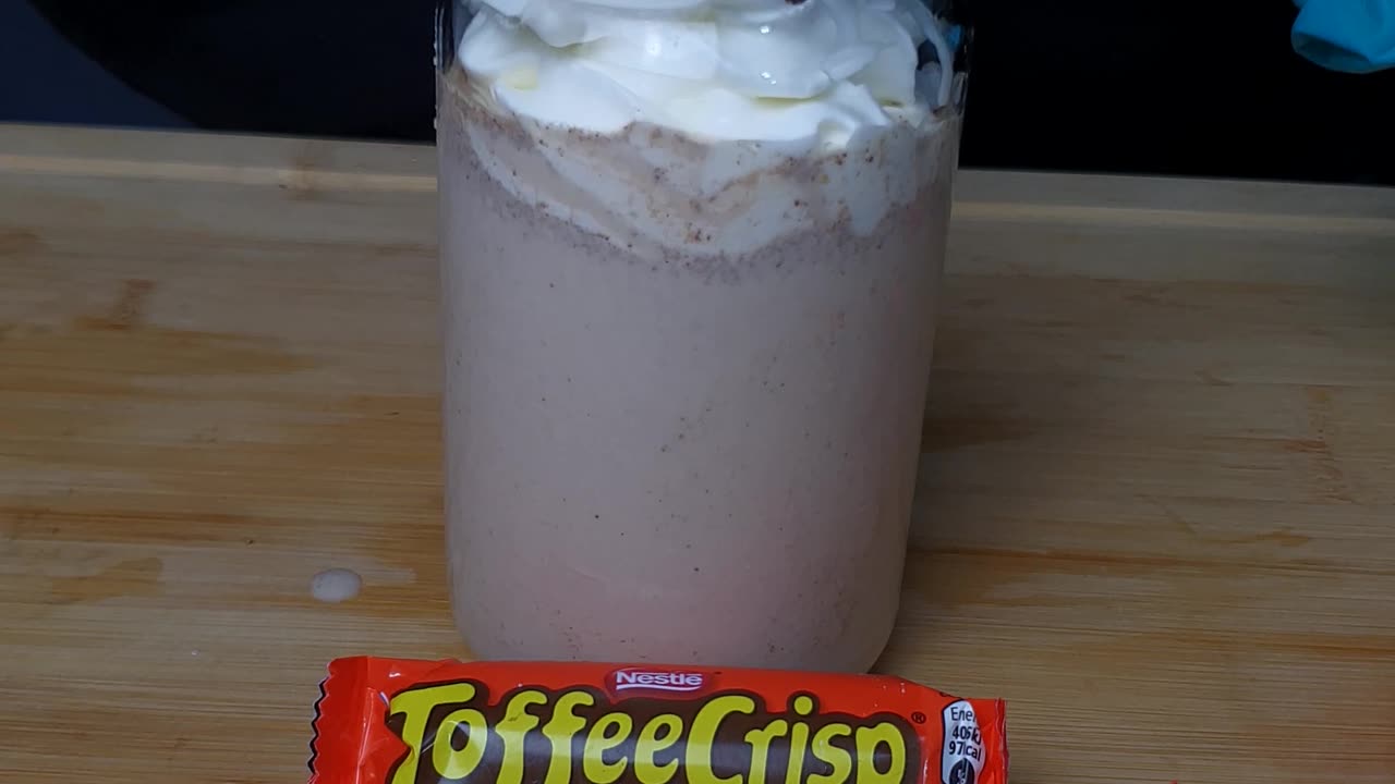 Toffee Crisp Chocolate Milkshake