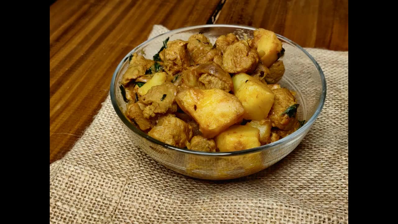 Classic Indian Dish: Soybean Potato (Watch & Prepare)