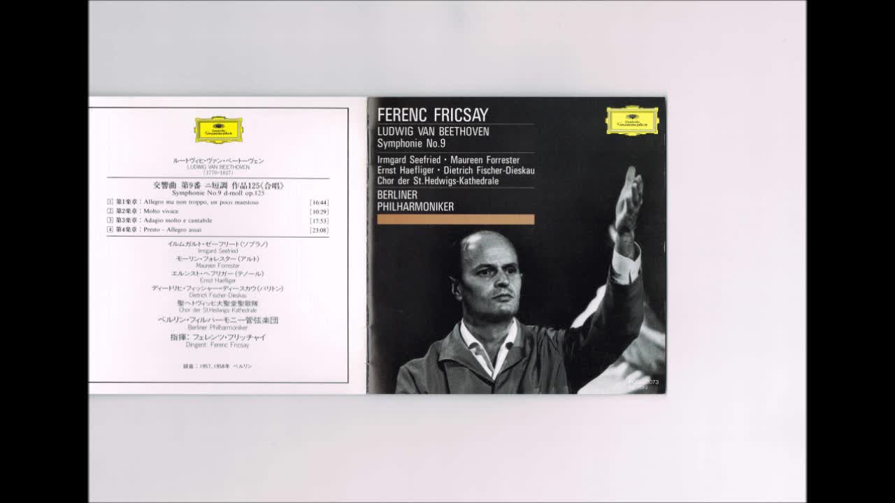 Beethoven - Symphony No.9 “Choral” Fricsay Berliner