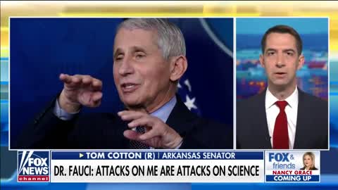 "A Democrat Activist in a Lab Coat" - Tom Cotton Schools Fauci