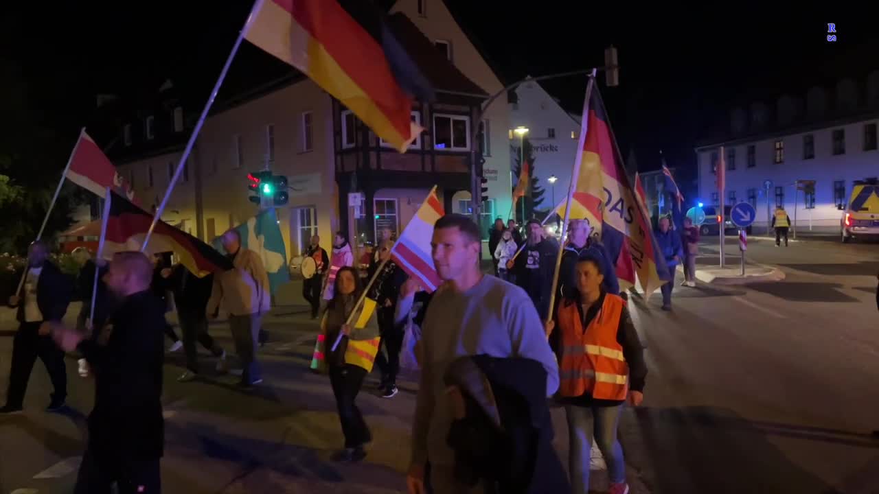 Wolgast - Der Demonstrationszug startet 13-9-2022