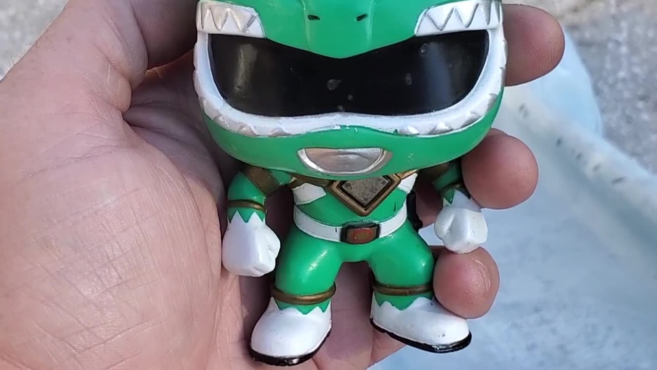 Green Ranger Funko Pop - Slide Test