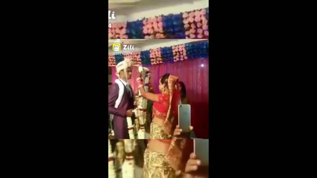 Groom acting tough in front of bride see what happened next try not to laugh