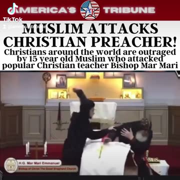 MUSLIM ATTACKS CHRISTIAN PREACHER!