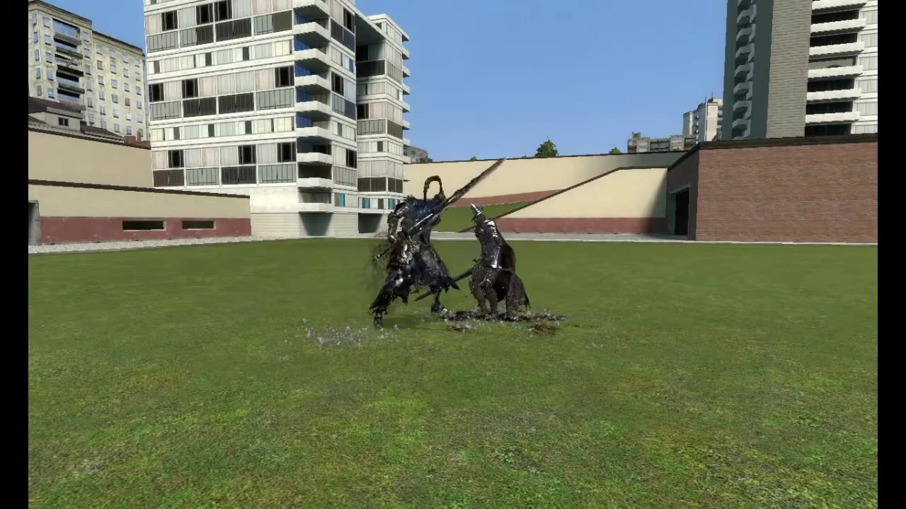 Messing around in GMod episode 10 - NPC battle 3 Dark Souls boss edition