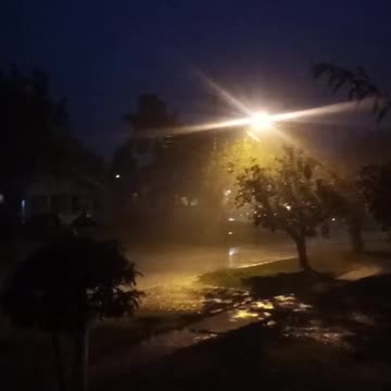 Ravenna ohio while storming!