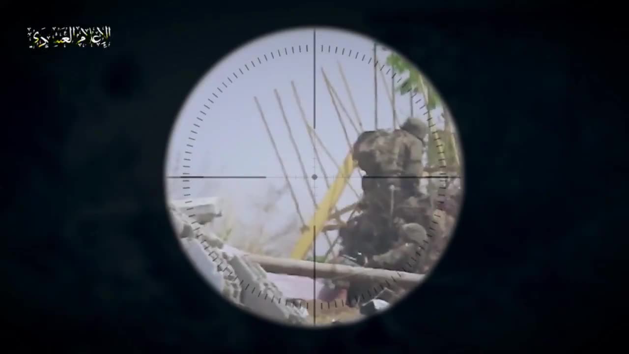 Three Israeli soldiers are having a very bad day.