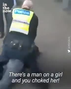 Melbourne Police Officer Grabs Young Woman By The Throat For Not Wearing A Mask