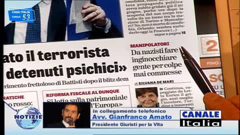 Gianfranco Amato a Canale Italia