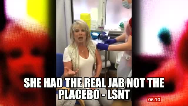 CELEBRITY ELAINE PAIGE SUFFERS SIDE EFFECTS FROM JAB
