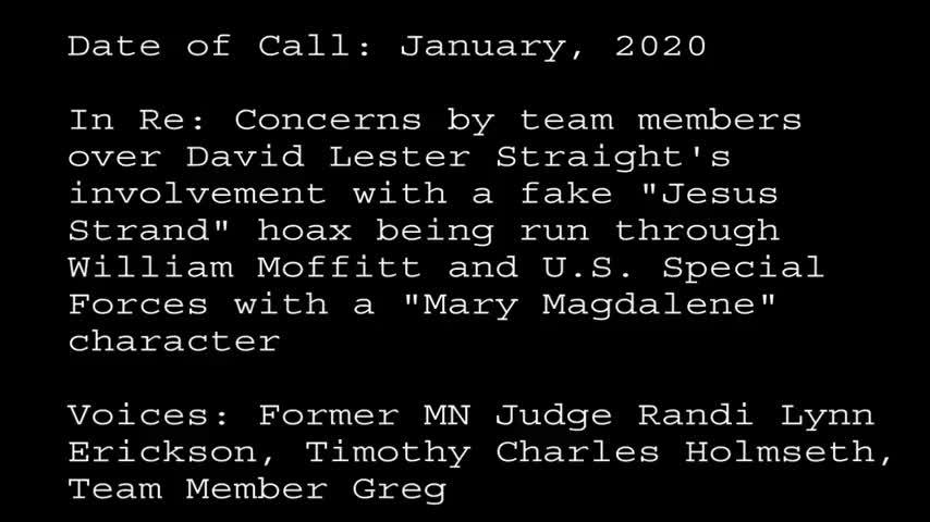 "DON'T EMBARRASS THIS PRESIDENT AND FIRST LADY" - MN JUDGE RANDI LYNN ERICKSON TO DAVID STRAIGHT