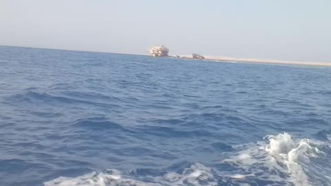 The ship Nabq sunken in Sharm el-Sheikh