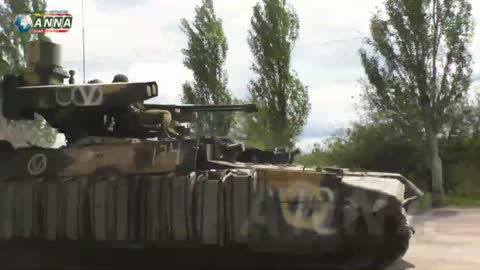 Ukraine War - Russian "Terminators" near the village of Kamyshevakha