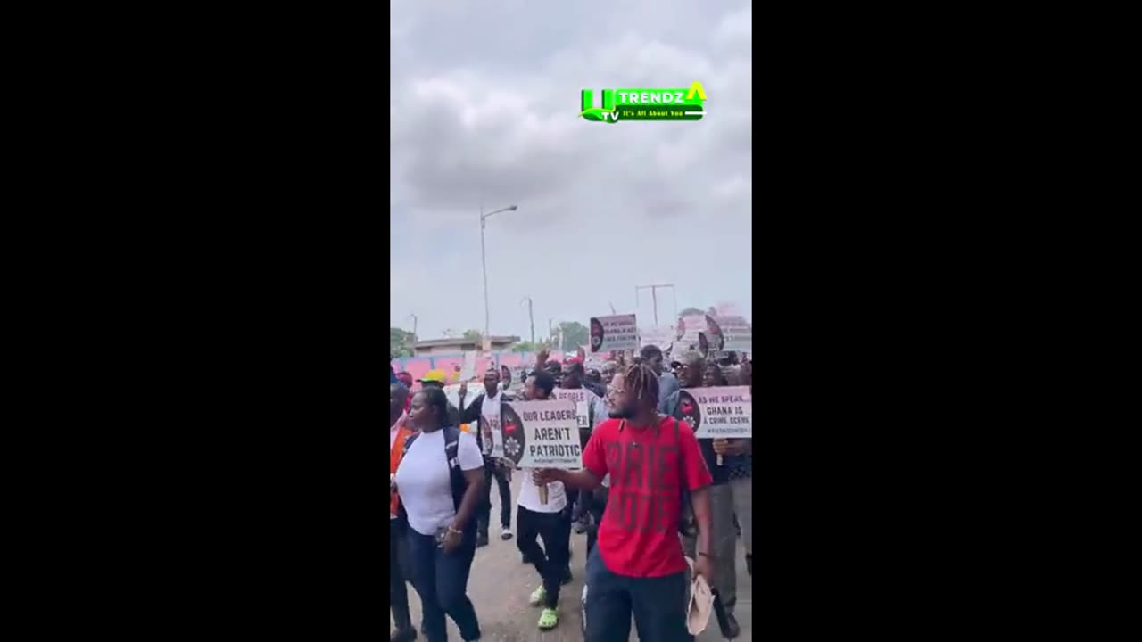 The third day of protests over economic crisis grip Ghana's capital