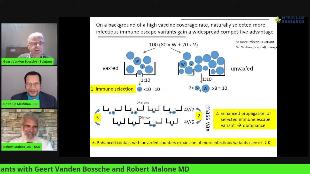 Dr. Van Den Bosche (former Gavi\Gates Foundation Expert) & mRNA developer Dr Robert Malone interview