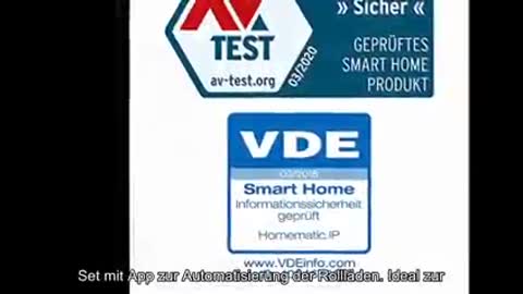 Homematic IP Rolladensteuerung für 8 Rolladen. Smart Home Set mit App zur Automatisierung