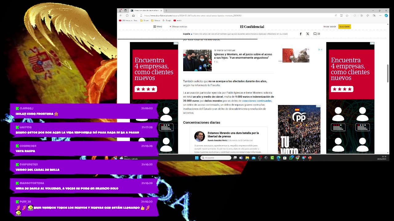 cuando no existen ni argumetos ni pruebas comienza el circo de insutos y vejaciones