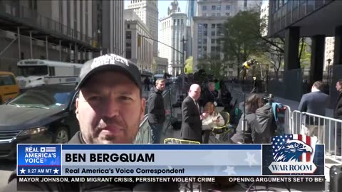 Media Branch of the Democrat Party Gathers in Droves Outside NY Courthouse