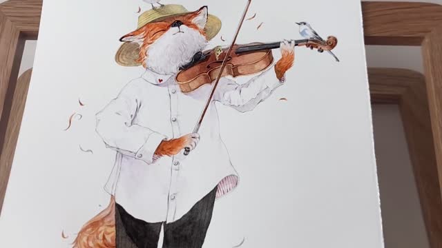 Watercolor｜Fox and Serenade 3