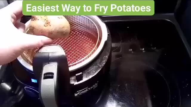 Easy Way to Fry Potatoes - Deep Fried Potato