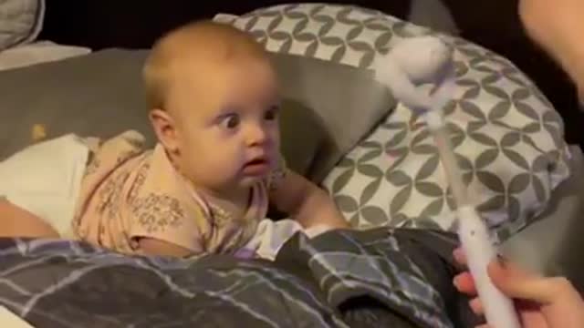 😆 What Happens when Baby 👶 Play With Daddy 🤦♂️