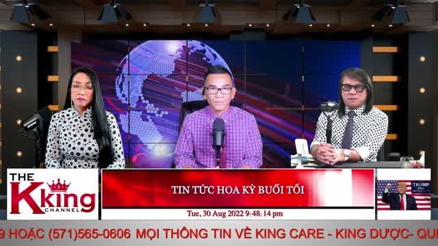 TIN TỨC HOA KỲ BUỔI TỐI - 08/30/2022 - The KING Channel