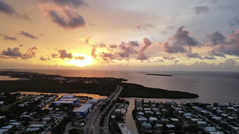 Sunrise over Tavernier Creek in the Florida Keys