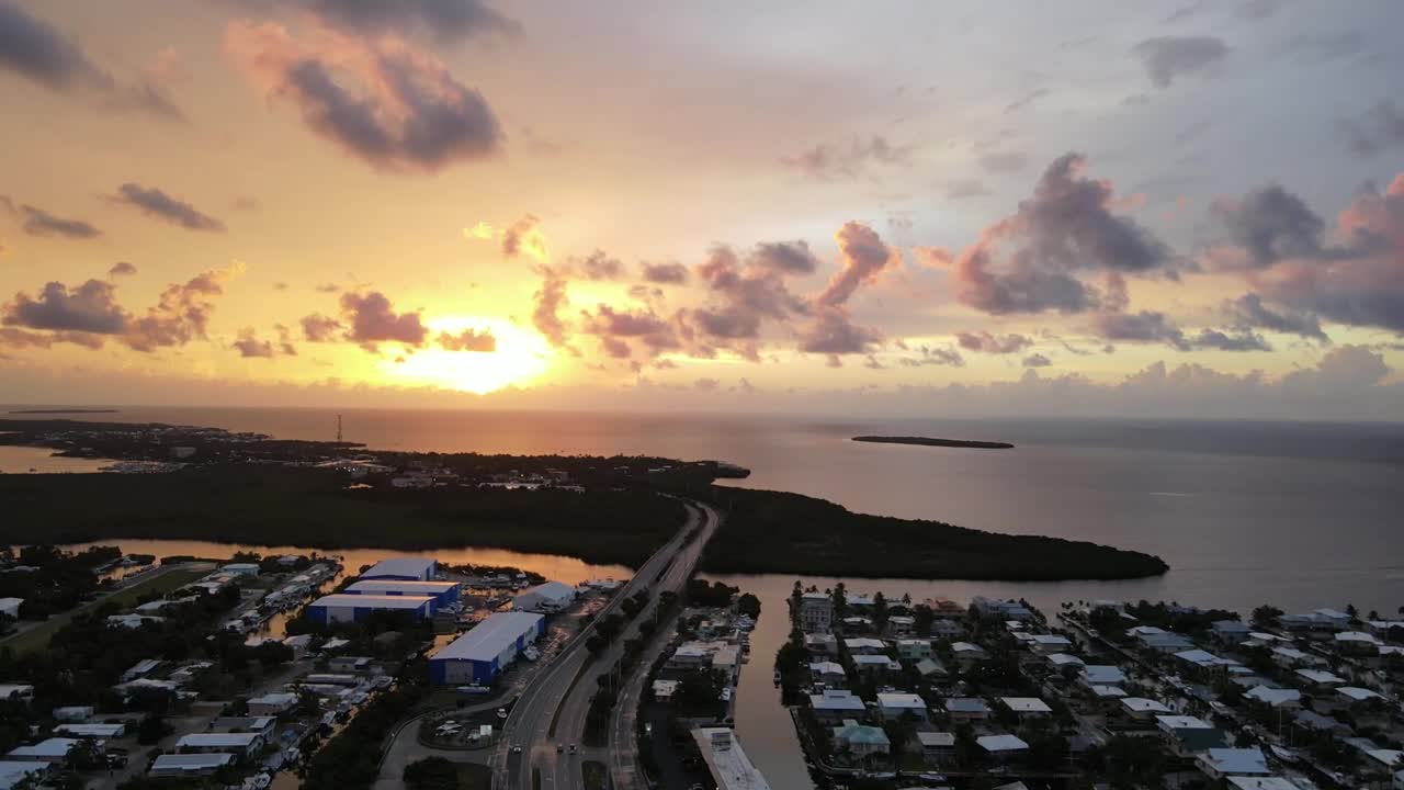 Sunrise over Tavernier Creek in the Florida Keys