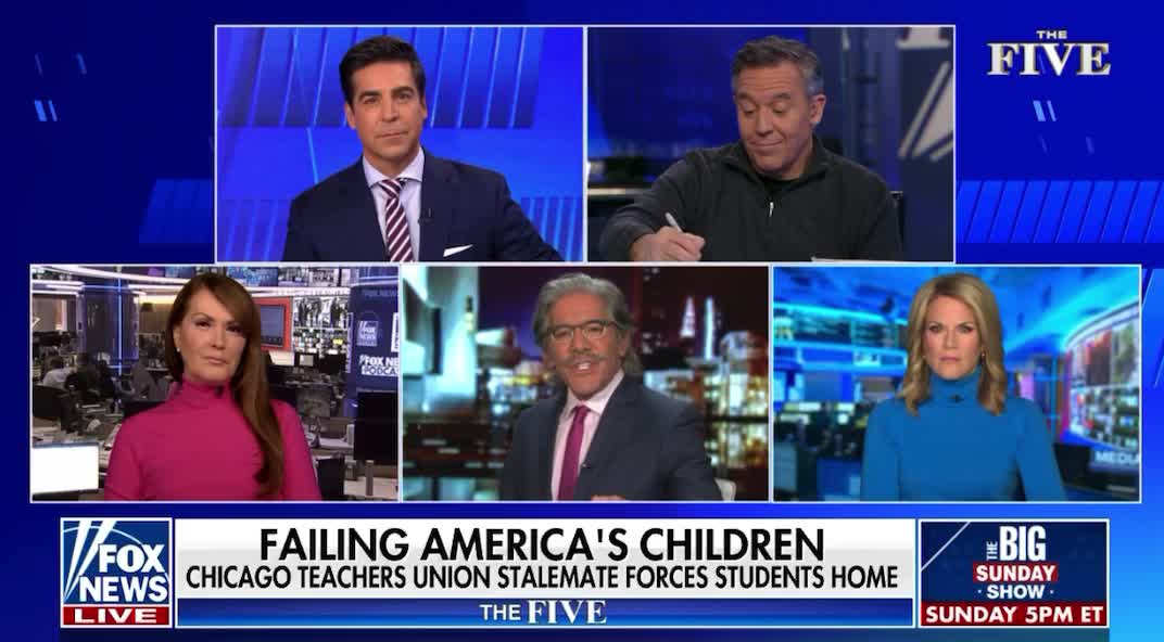 Of course the cows on the view take the side of the teachers union!