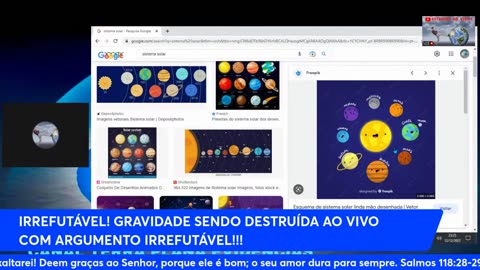 Canal Evidências - VqlNUBbwagQ - GRAVIDADE SENDO DESTRUÍDA AO VIVO COM ARGUMENTO IRREFUTÁVEL