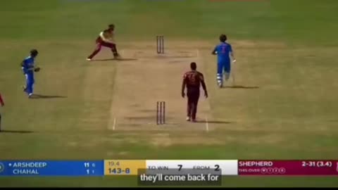 India vs west indies 1st T20 last 3ball