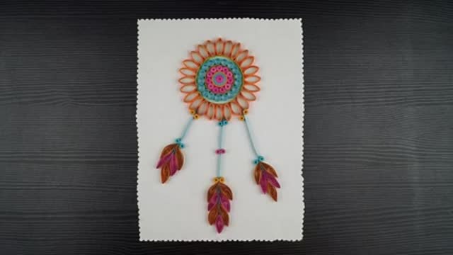 Paper Crafts: How to Make a Paper Dream Catcher